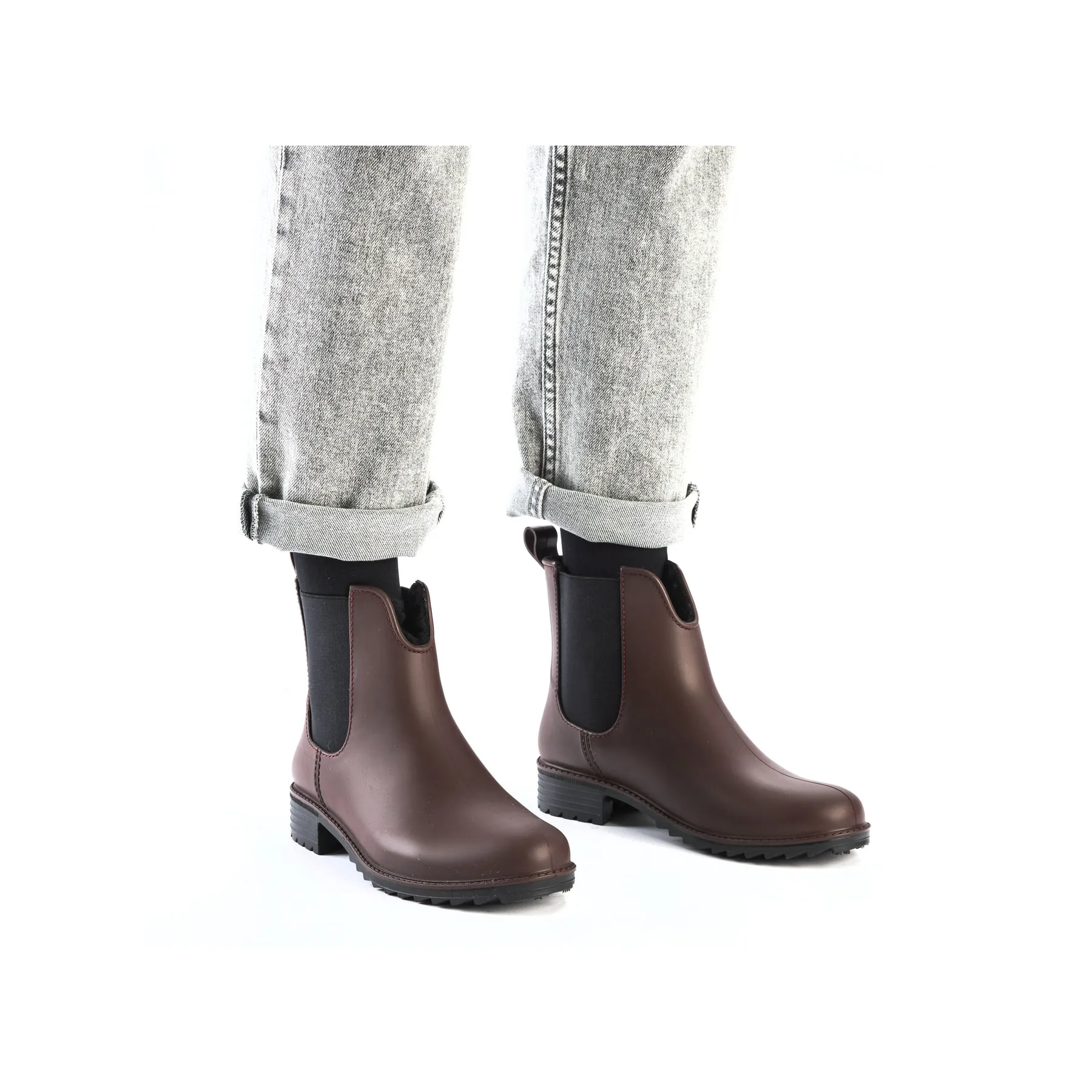 Rieker Damen Chelsea Boots braunrot | P8260-35